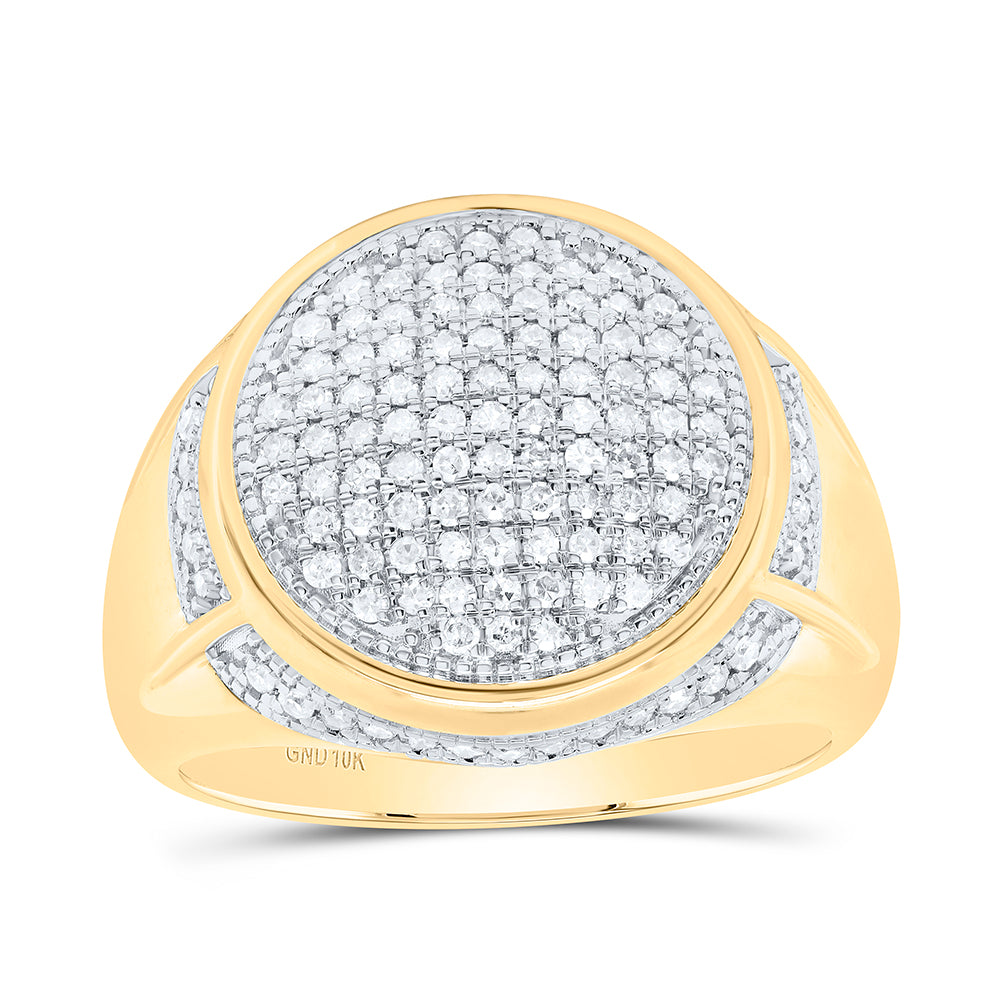 1/2 Cttw-DIA HIPHOP RING