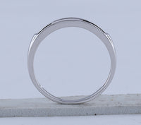 Load image into Gallery viewer, 10kt White Gold Womens Round Diamond Channel Set Band Ring 1/8 Cttw
