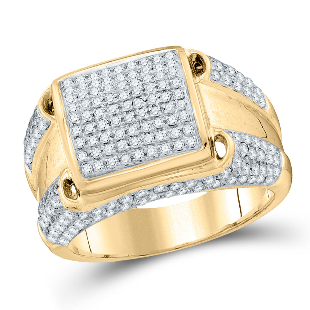 1 1/2CTW-DIA FASHION MENS RING