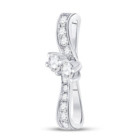 Load image into Gallery viewer, 1/2 CTW-DIA 2STONE PENDANT

