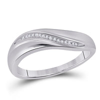 Load image into Gallery viewer, Sterling Silver His &amp; Hers Round Diamond Solitaire Matching Bridal Wedding Ring Band Set 1/5 Cttw
