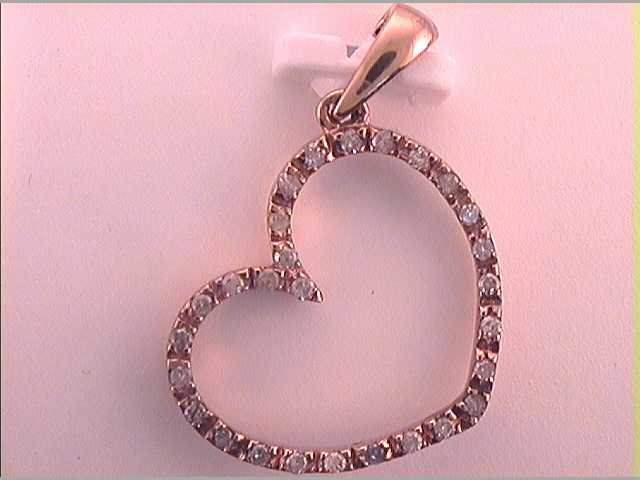 1/5CTW-DIA GIFT HEART PENDANT