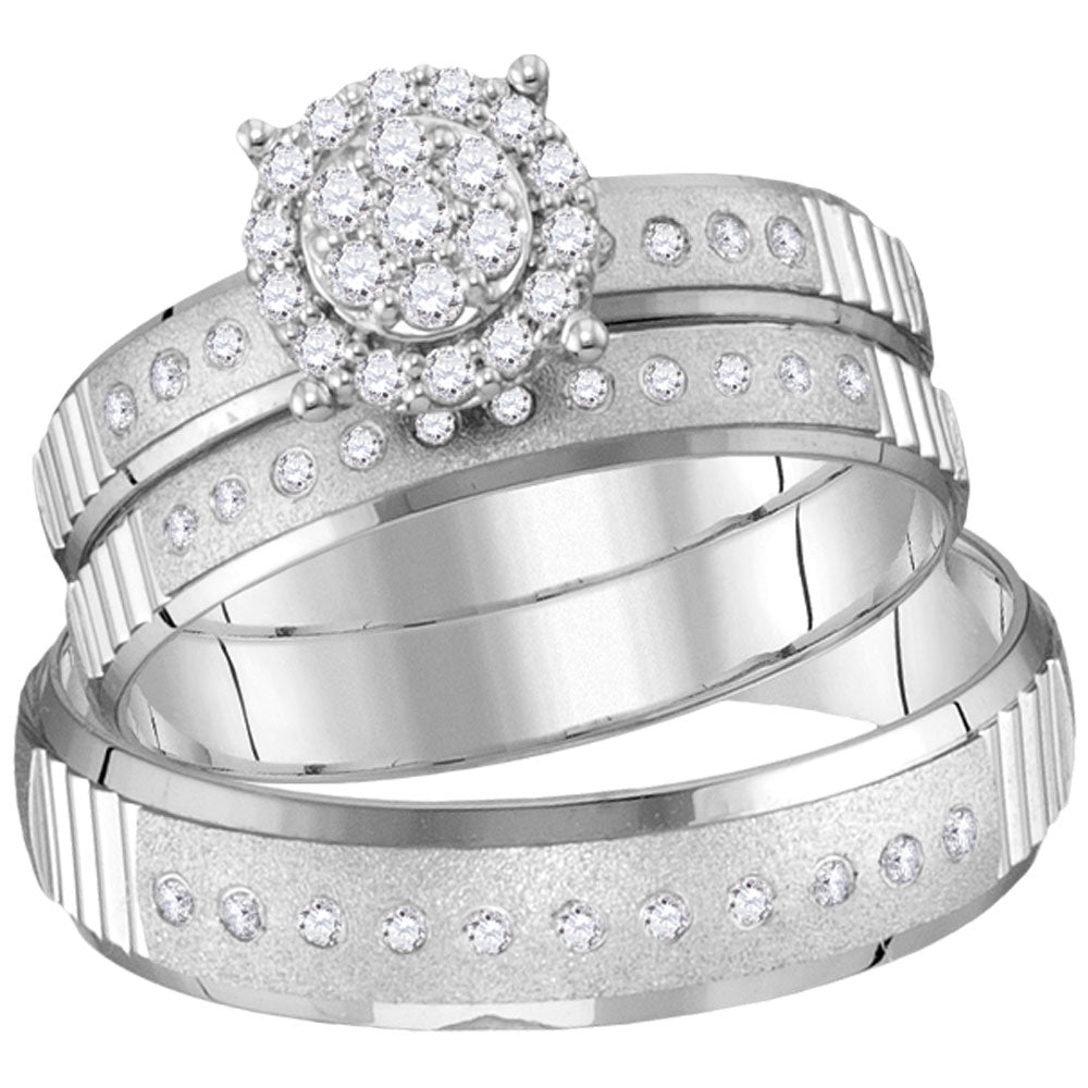 1/3CTW-DIA FASHION TRIO SET