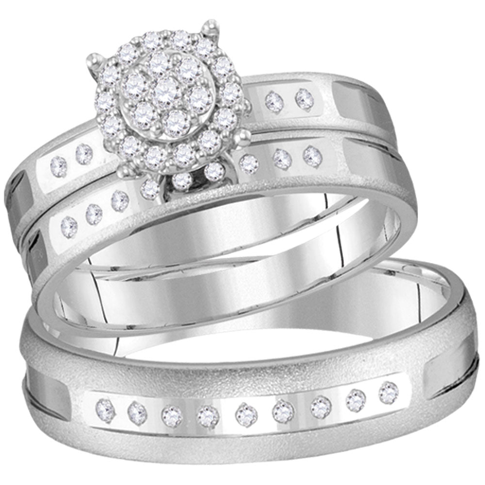 1/3CTW-DIA FASHION TRIO SET