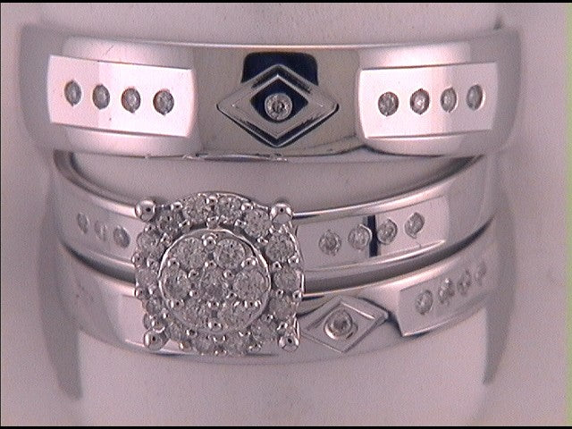 1/3CTW-DIA FASHION TRIO SET