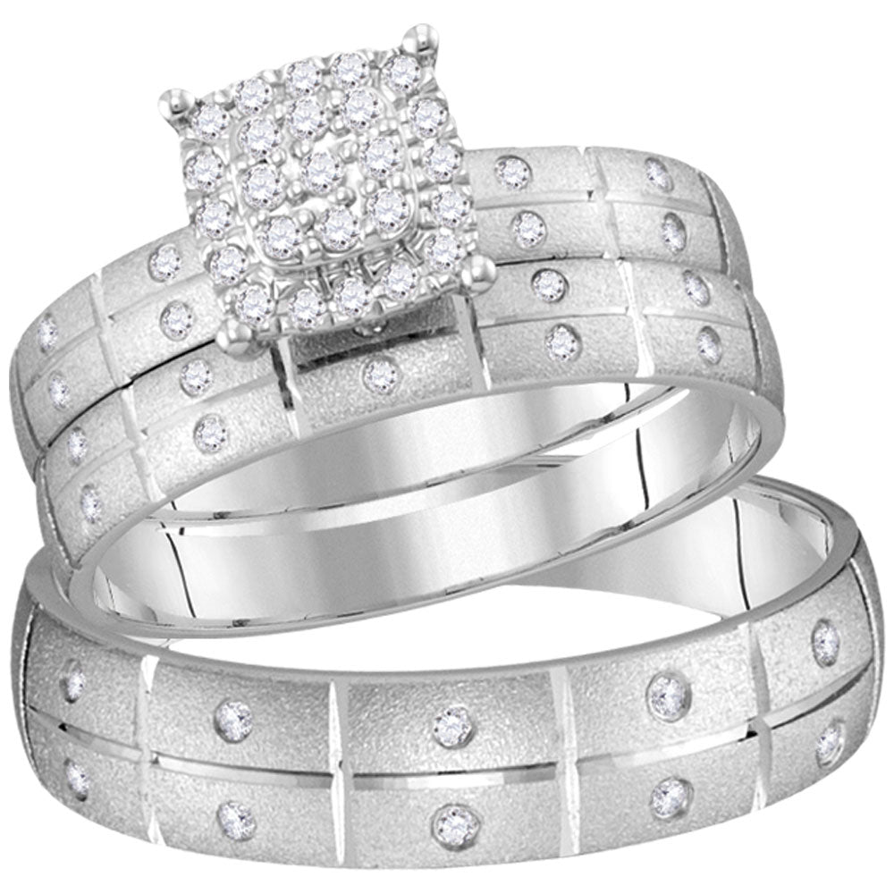 1/4CTW-DIA FASHION TRIO SET