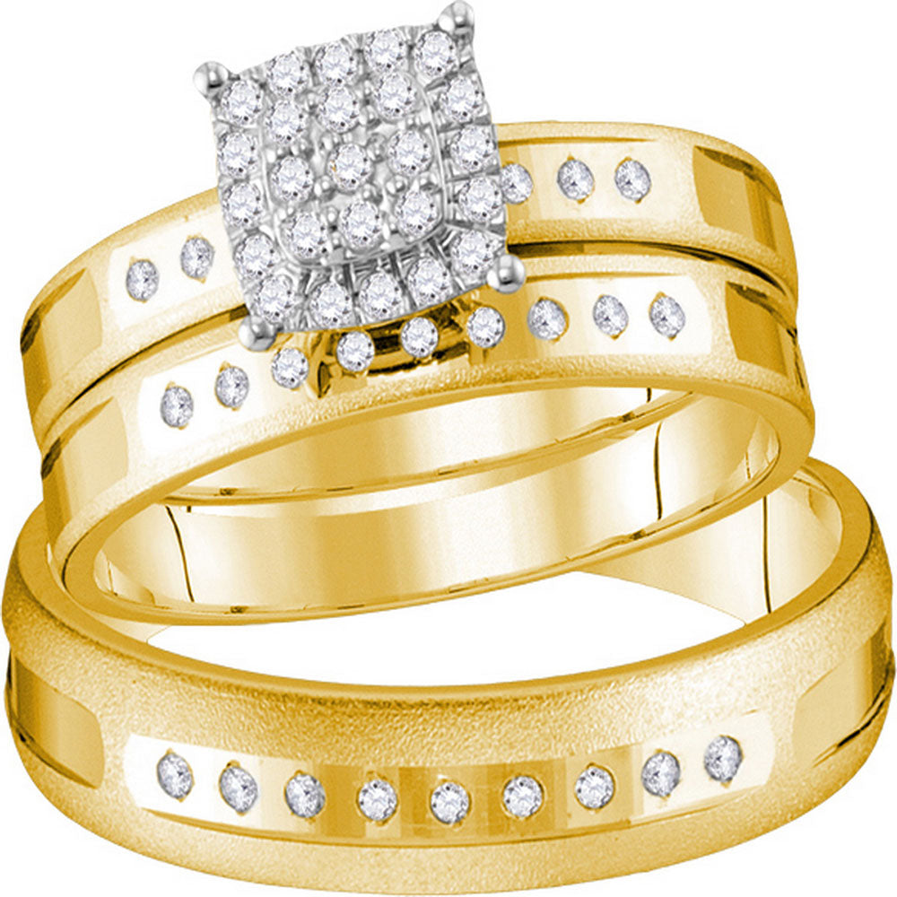 1/4CTW-DIA FASHION TRIO SET