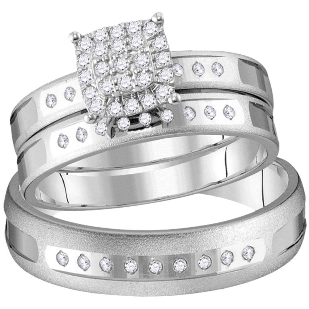 1/4CTW-DIA FASHION TRIO SET