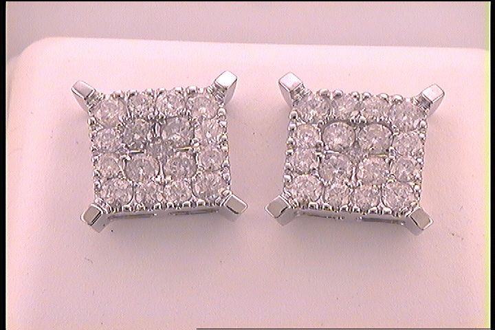 2 CT-DIA FASHION EARRINGS