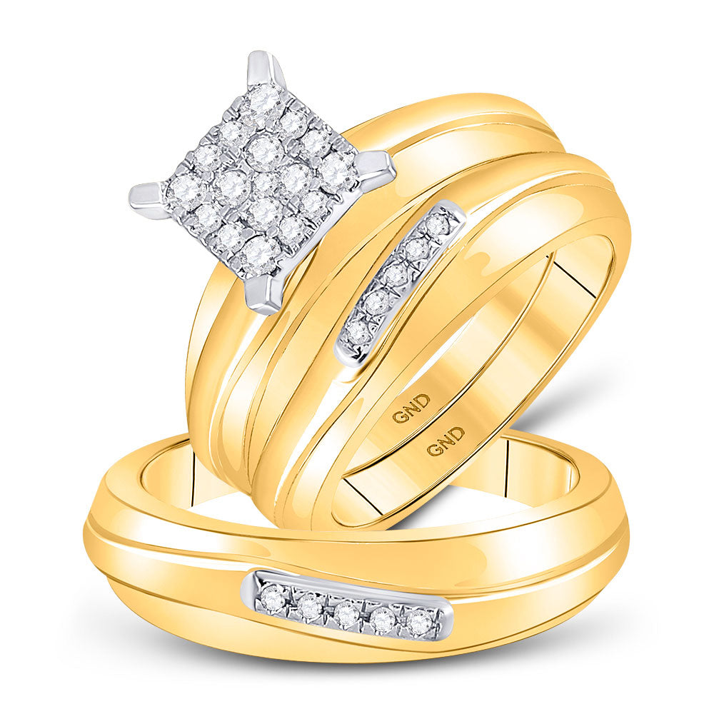 3/8CTW-DIA FASHION TRIO SET