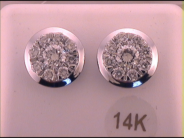 2CTW-DIA EARRING