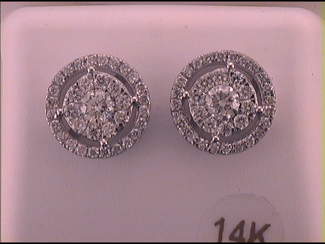 1 1/2CTW-DIA ROUND EARRING