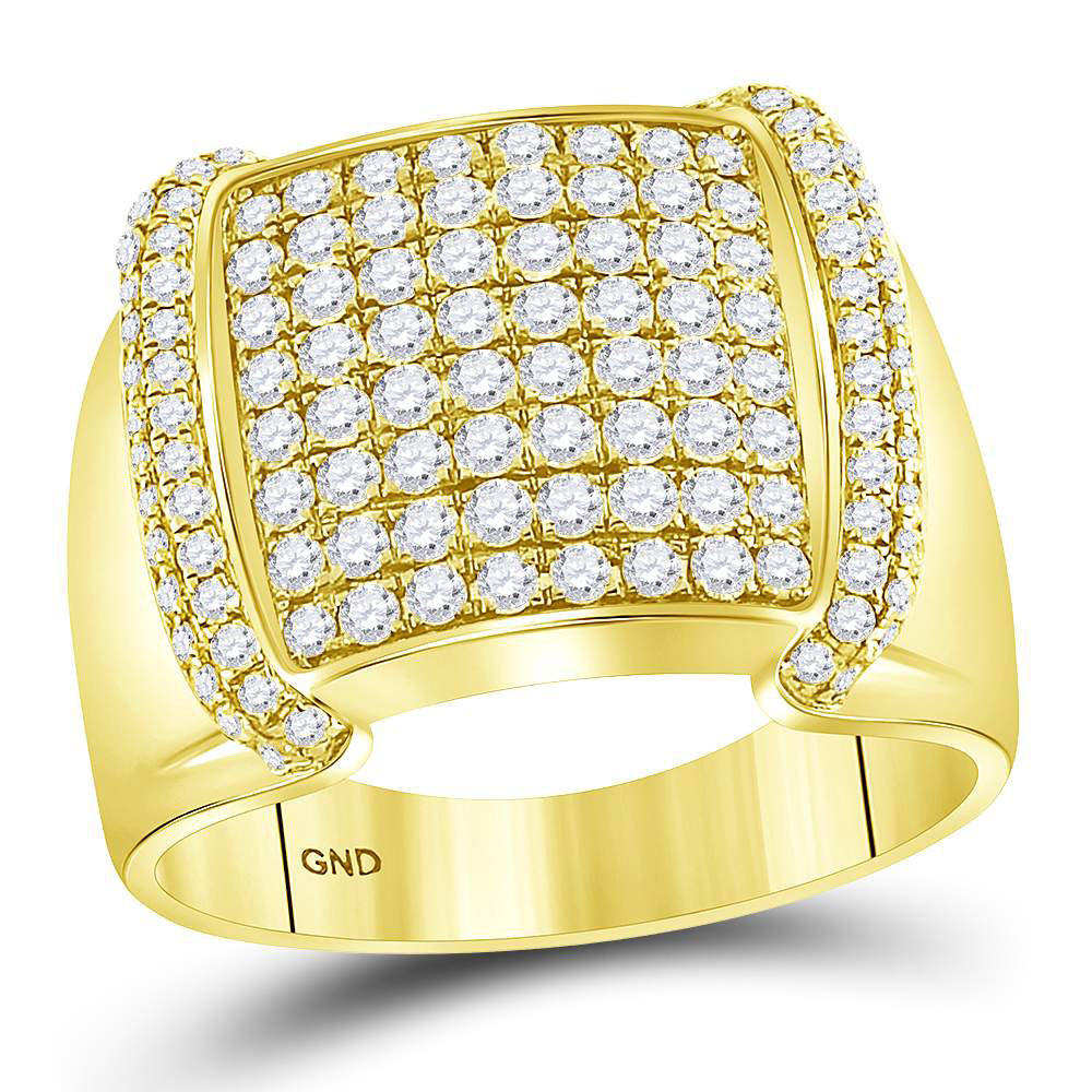 1 3/4CT-DIA MENS RING