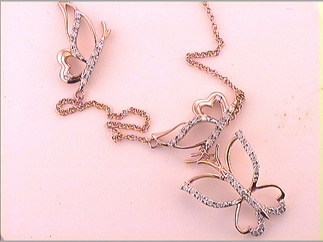 1/5CTW-DIA CN FASHION  ECKLACE