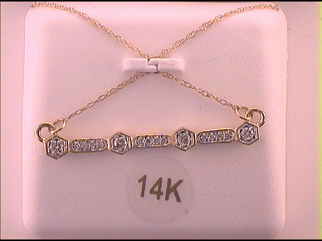 1/5CTW-DIA  FASHION NECKLACE