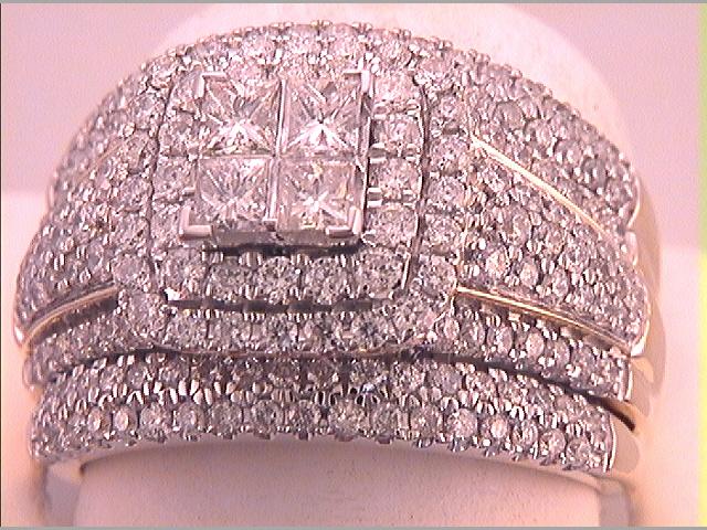 14kt Yellow Gold Womens Diamond Cluster Engagement Bridal Ring 2.00 Cttw