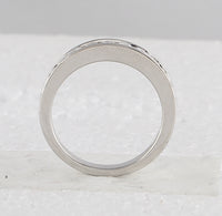 Load image into Gallery viewer, 14kt White Gold Womens Princess Diamond Bridal Wedding Engagement Ring Band Set 2.00 Cttw
