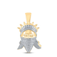 Load image into Gallery viewer, 5/8CTW-DIA CN LIBERTY MOB MENS CHARM

