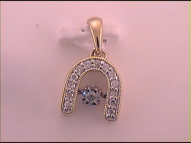 1/8CTW-DIA CN TWINKLE PENDANT