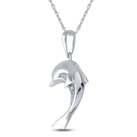 Load image into Gallery viewer, 0.005CT-DIA P3 GIFT DOLPHIN PENDANT
