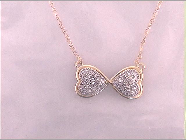 1/6CTW-DIA MICRO-PAVE NECKLACE