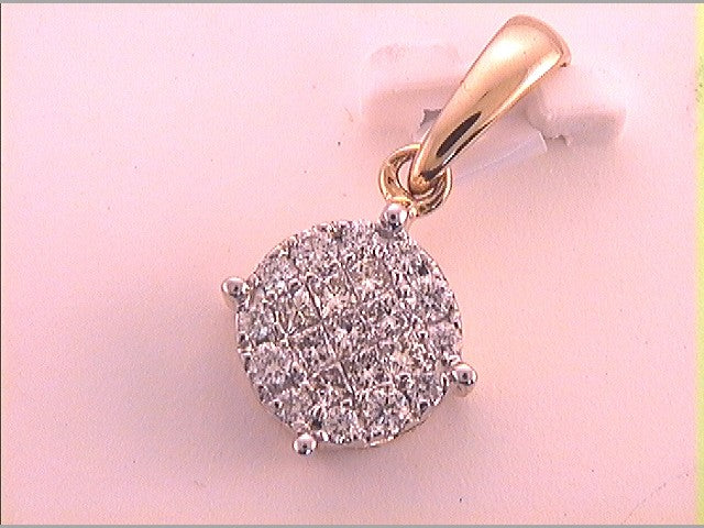 1/4CT-DIA PENDANT