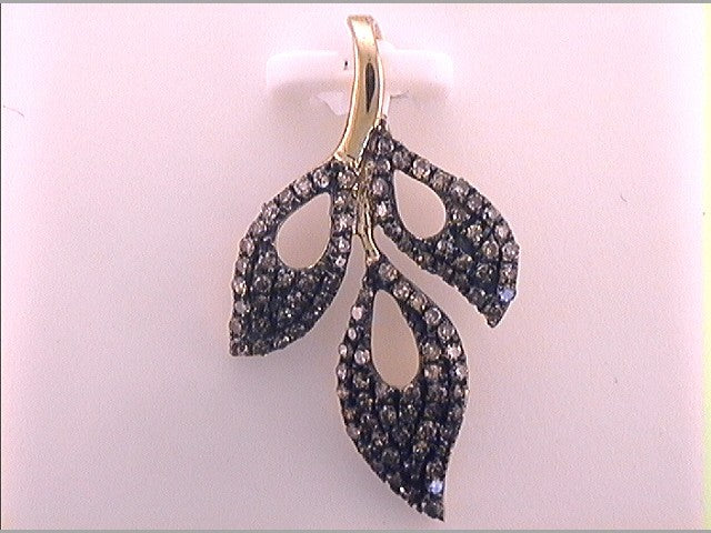 3/8CTW-DIA COGNAC NATURAL GIFT PENDANT