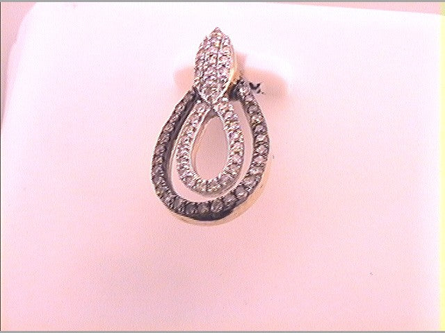 1/5CTW-DIA FASHION BROWN PENDANT