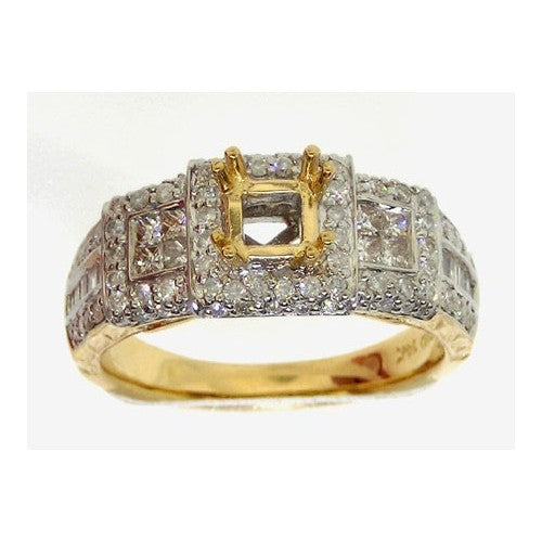 3/4CT-DIA SEMI-MOUNT BRIDAL RING