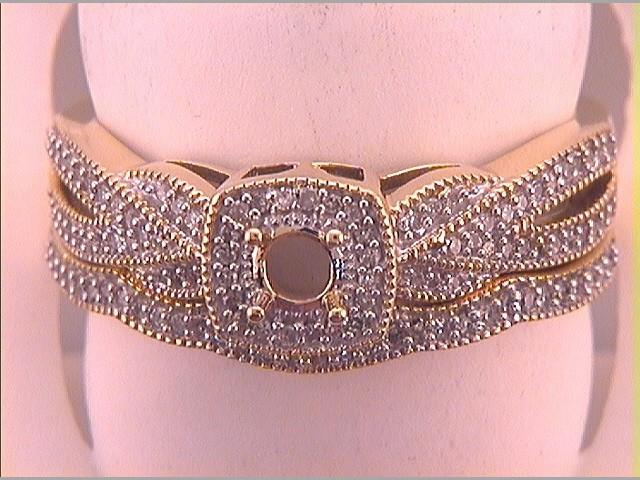 1/4CTW-DIA SEMI MOUNT BRIDAL SET