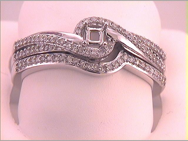 1/4CTW-DIA SEMI-MOUNT BRIDAL SET