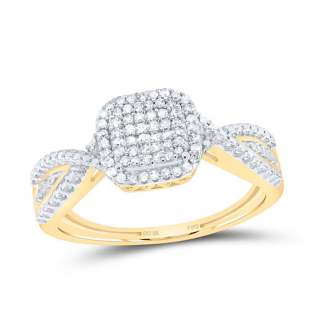 1/6CTW-DIA MICRO-PAVE RING