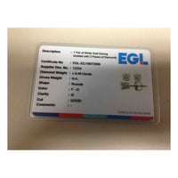 Load image into Gallery viewer, 14kt White Gold Unisex Round Diamond Solitaire Stud Earrings 1/2 Cttw
