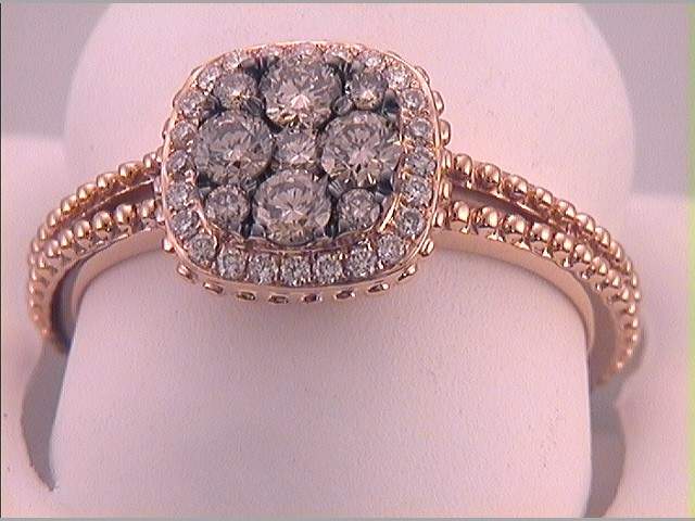 5/8CTW-DIA NATURAL BROWN   RING