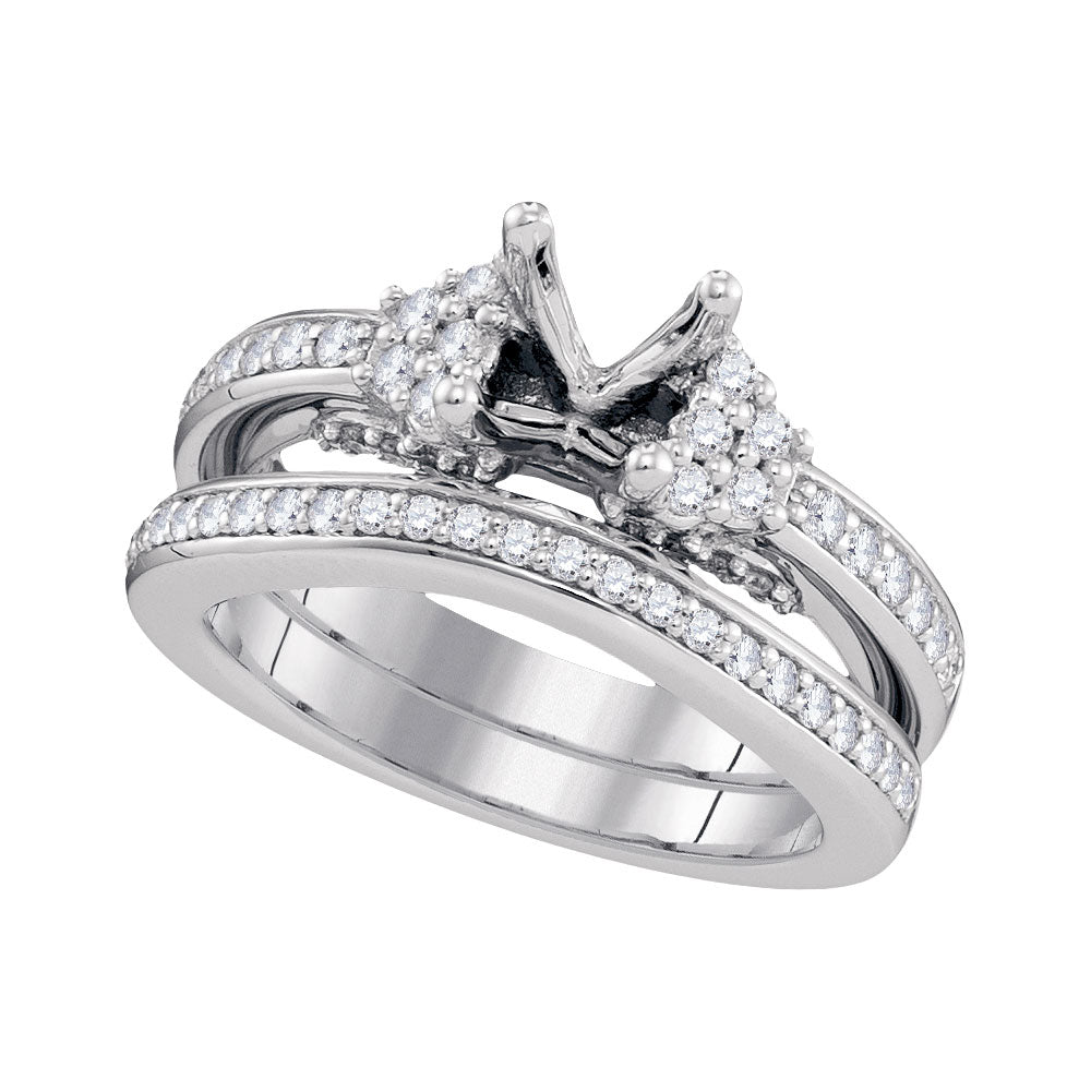 1/2CTW-DIA SEMI-MOUNT BRIDAL SET