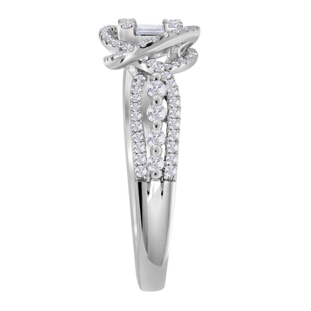5/8CTW-DIA 1/5CT-CRD BRIDAL RING