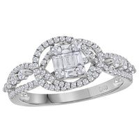 Load image into Gallery viewer, 5/8CTW-DIA 1/5CT-CRD BRIDAL RING
