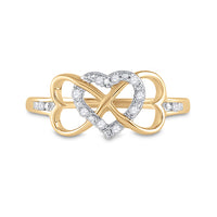 Load image into Gallery viewer, 1/10CTW-DIA HEART RING
