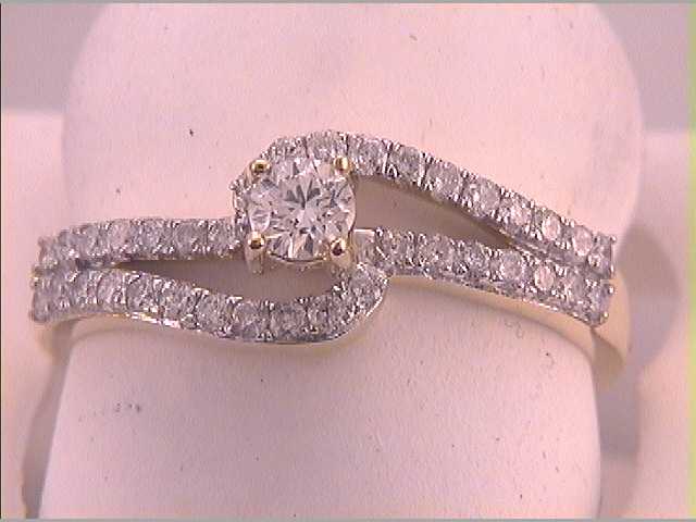 1/2CTW-DIA 1/5CT-CRD BRIDAL RING