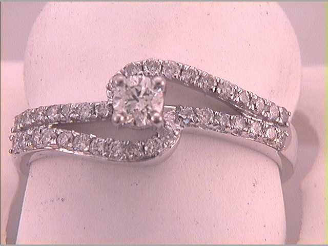 1/2CTW-DIA 1/5CT-CRD BRIDAL RING