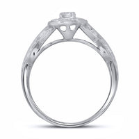 Load image into Gallery viewer, 14kt White Gold Womens Round Diamond Solitaire Bridal Wedding Engagement Ring 3/4 Cttw
