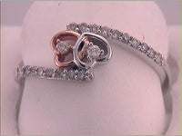 Load image into Gallery viewer, 1/5CT-DIA P1 HEART FASHION RING
