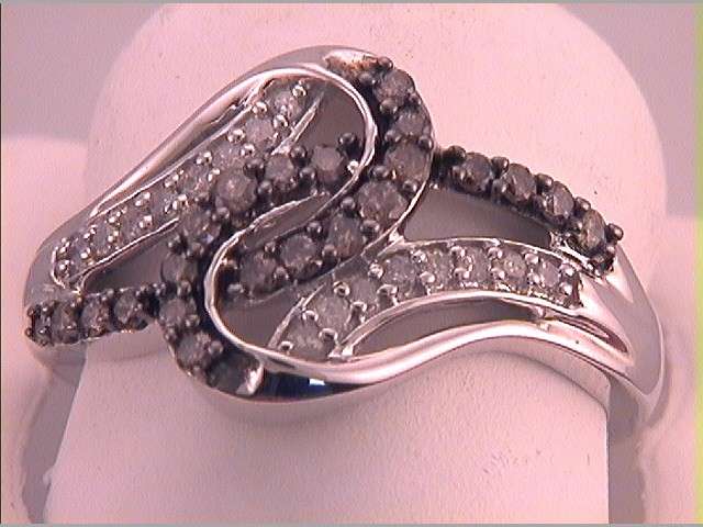 1/2CTW-DIA NATURAL BROWN   RING