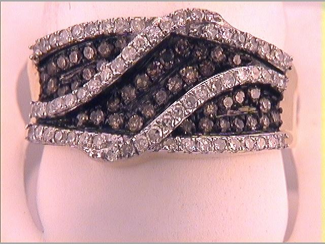 3/4CTW-DIA FASHION BROWN RING