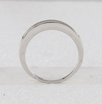 Load image into Gallery viewer, Sterling Silver Womens Round Diamond Heart Bridal Wedding Engagement Ring Band Set 3/8 Cttw
