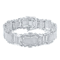 Load image into Gallery viewer, 3  1/5CT-DIA MICRO-PAVE BRACELET
