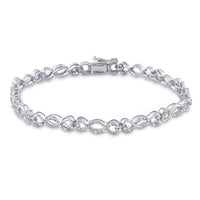 Load image into Gallery viewer, 1/4CT-DIA MICRO-PAVE BRACELET
