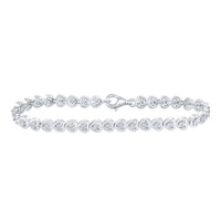 Load image into Gallery viewer, 1/6CTW-DIA HEART BRACELET
