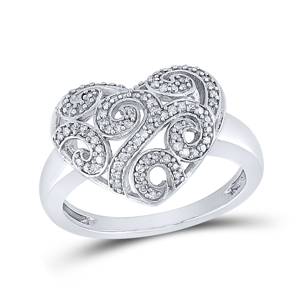 1/4CTW-DIA MICRO-PAVE RING