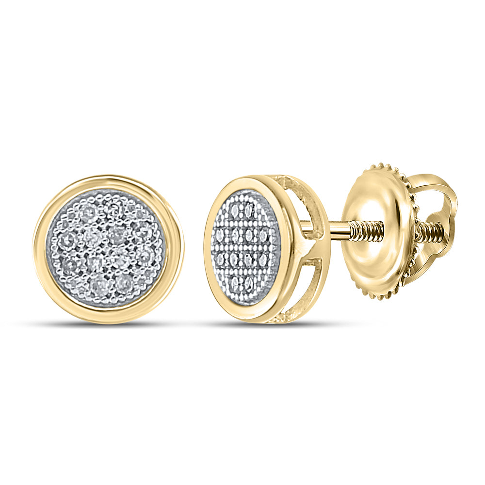 1/20CT-DIA MICRO-PAVE EARRINGS